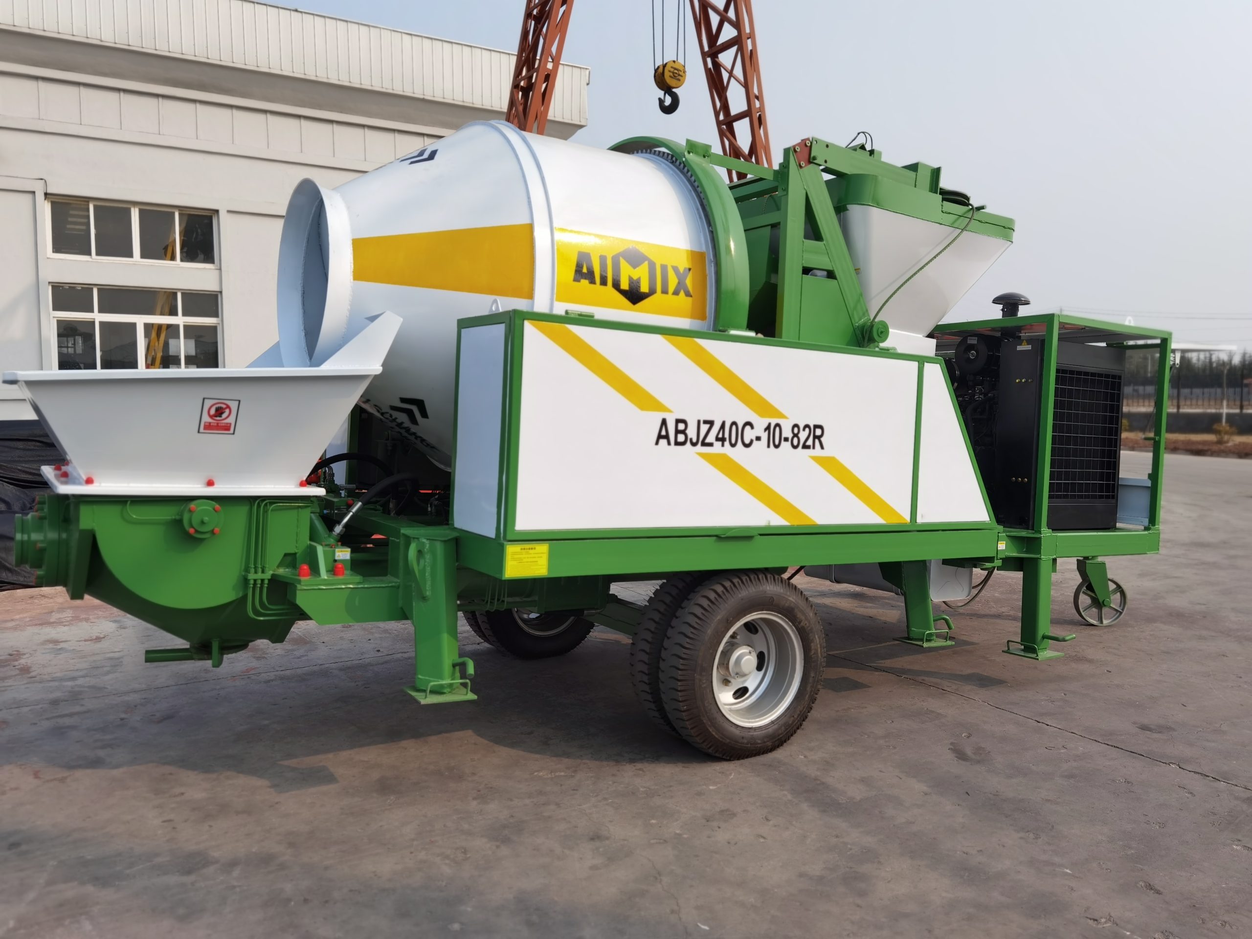 concrete mix pump