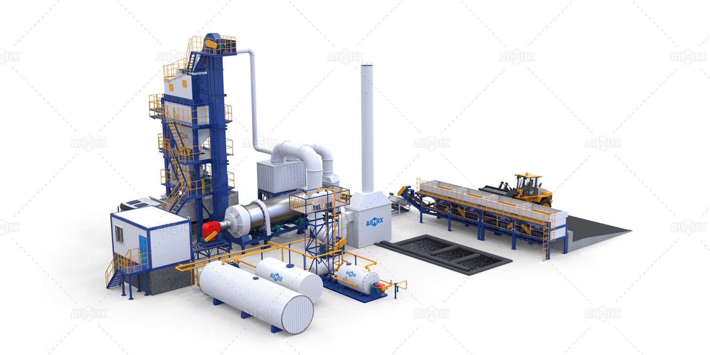 Asphalt-batching-Mixer-Plant-Layout