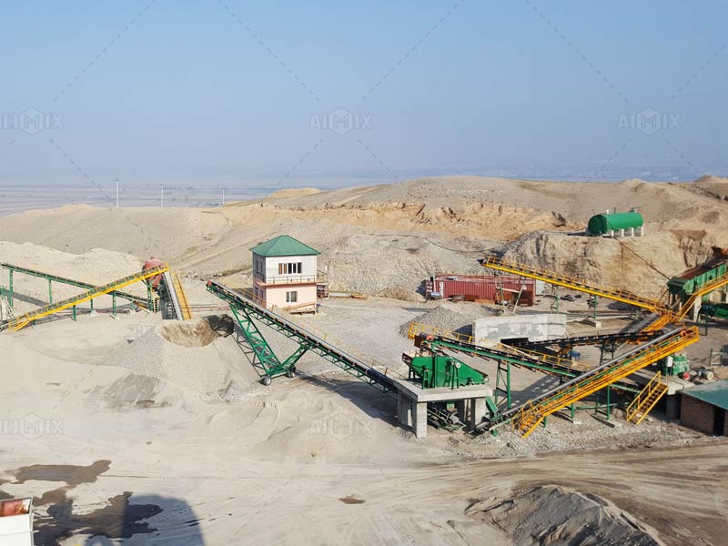 stone crushing plant stationary