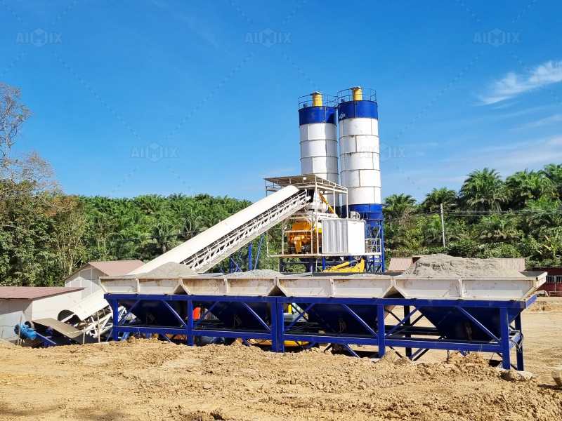 precast batching plant work