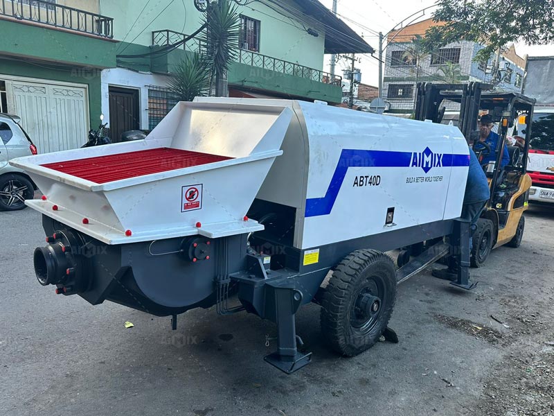 Trailer Type Concrete Pump Machine